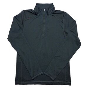 RHONE Men's 1/2 Zip Pullover Sweater Waffle Knit Grid Green Small S